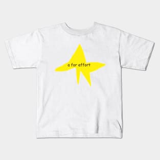 Internet Dank Meme a for effort Kids T-Shirt